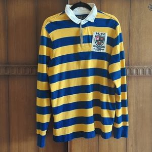 Vintage "Freddy Kruger" Long-Sleeve Rugby polo w/ #15 back-patch